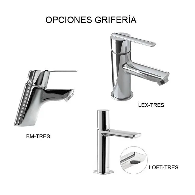 Comprar online MUEBLE DE BAÑO MODERNO UNNO 306 75 CON PATAS | Ofertas