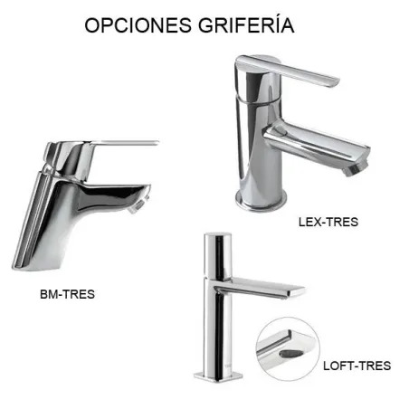 Comprar online MUEBLE DE BAÑO MODERNO UNNO 306 75 CON PATAS | Ofertas
