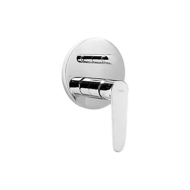 Comprar MONOMANDO EMPOTRAR BAÑO DUCHA FLAT TRES | Precios y ofertas