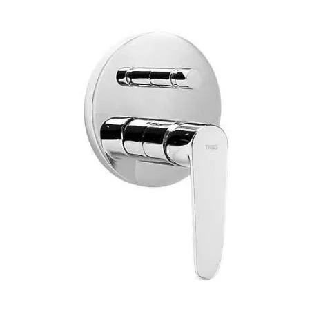 Comprar MONOMANDO EMPOTRAR BAÑO DUCHA FLAT TRES | Precios y ofertas