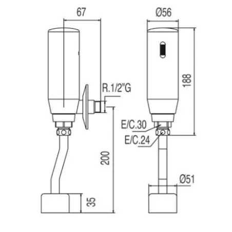 Comprar GRIFO PARED ELECTRONICO TRESTRONIC TRES | Precios y ofertas