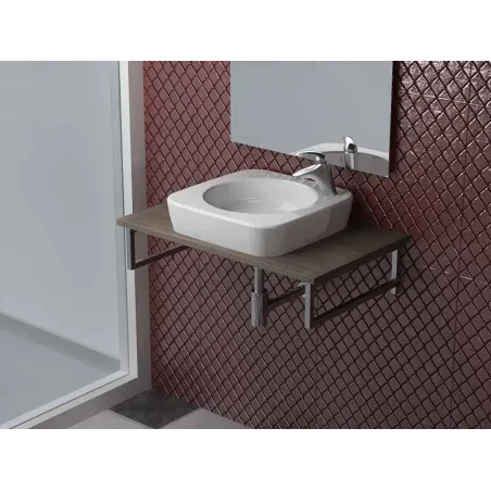 SOPORTE PARA LAVABO SUSPENDIDO ALUMINIO SORIA