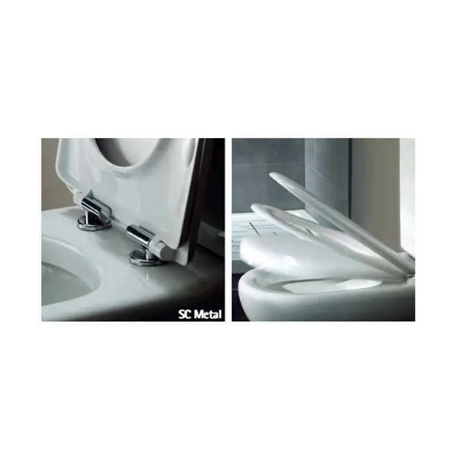 ASIENTO Y TAPA INODORO WC MILOS SILENT CLOSE