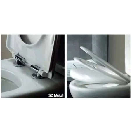 ASIENTO Y TAPA INODORO WC MILOS SILENT CLOSE