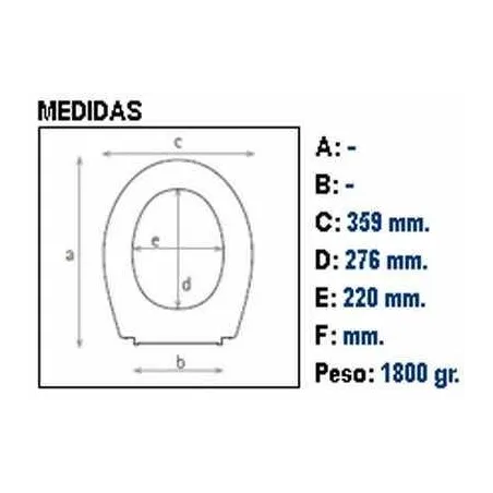 ASIENTO Y TAPA INODORO WC KATHIA
