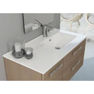 LAVABO SENO DESPLAZADO CERÁMICO | ENCASTRAR