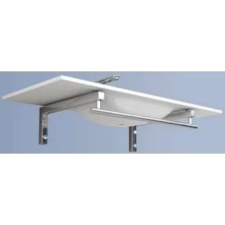 SOPORTE ALUMINIO CON TOALLERO HUESCA