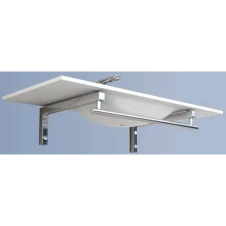 SOPORTE ALUMINIO CON TOALLERO HUESCA
