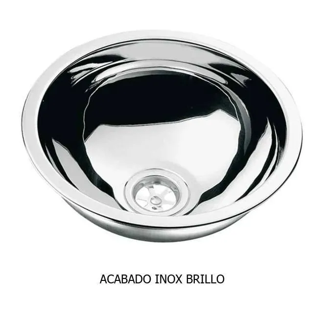 LAVABO ACERO INOXIDABLE SEMIESFERICO