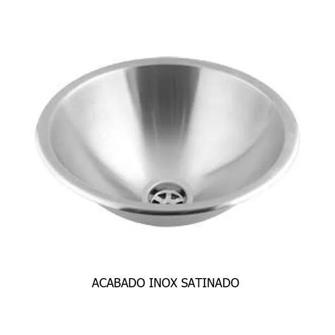 LAVABO ACERO INOXIDABLE SEMIESFERICO