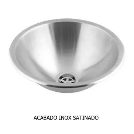 LAVABO ACERO INOXIDABLE SEMIESFERICO