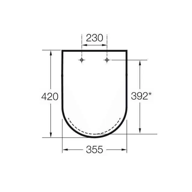 ASIENTO Y TAPA INODORO WC DAMA COMPACT