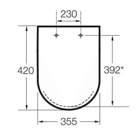 ASIENTO Y TAPA INODORO WC DAMA COMPACT