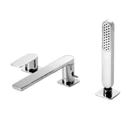 MONOMANDO BAÑERA DE REPISA CROMO LOFT TRES