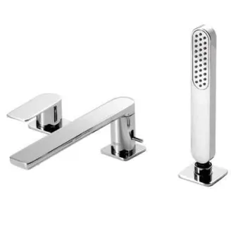 MONOMANDO BAÑERA DE REPISA CROMO 220 CM LOFT TRES