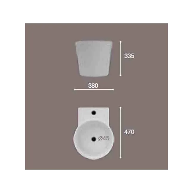 LAVABO SUSPENDIDO ADONIA