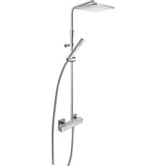 CONJUNTO DUCHA MONOMANDO ANTICALCAREA CUADRO TRES 129 CM