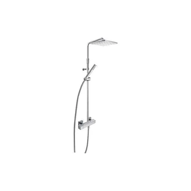 CONJUNTO DUCHA MONOMANDO ANTICALCAREA CUADRO TRES 129 CM