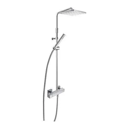 CONJUNTO DUCHA MONOMANDO ANTICALCAREA CUADRO TRES 129 CM