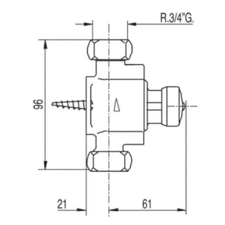 GRIFO DE DUCHA TEMPO TRES