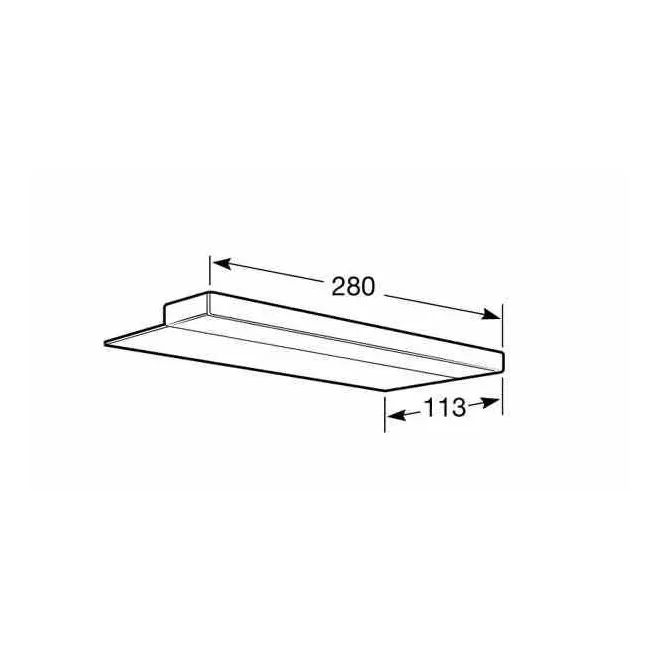 APLIQUE BAÑO LED DELIGHT 28cm