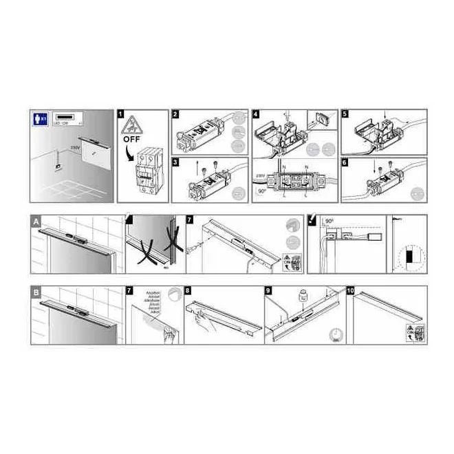 APLIQUE BAÑO LED DELIGHT 80cm