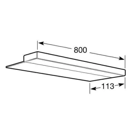 APLIQUE BAÑO LED DELIGHT 80cm