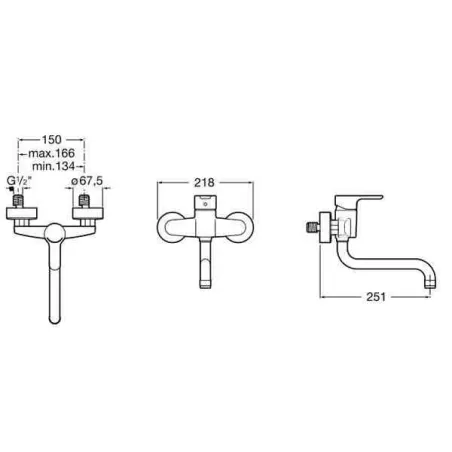 MONOMANDO EXTERIOR PARA COCINA L20