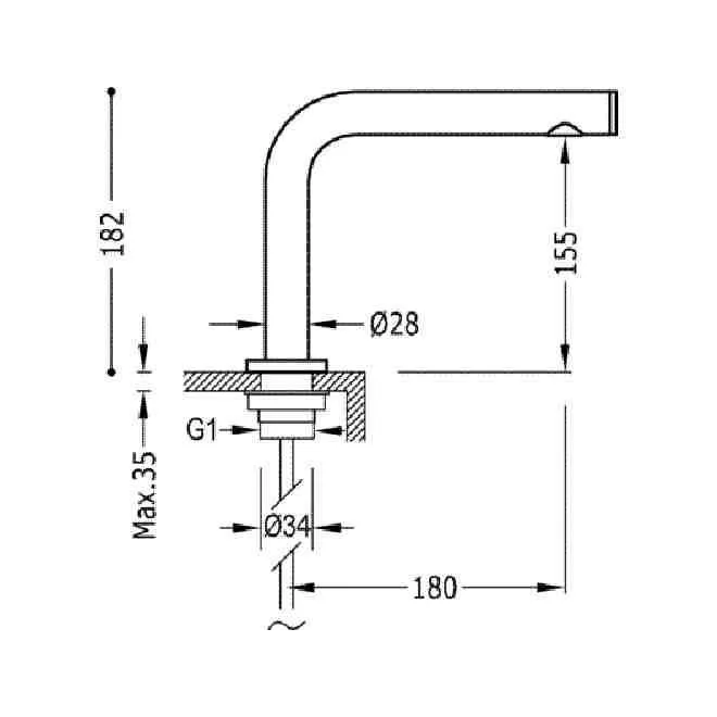 GRIFO LAVABO ELECTRONICO TOUCH TRESTRONIC TRES | Precios