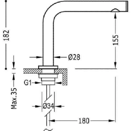 GRIFO LAVABO ELECTRONICO TOUCH TRESTRONIC TRES | Precios