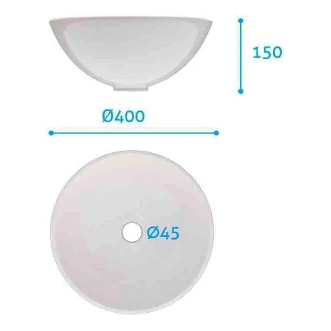 LAVABO BOL SIN REBOSADERO ORO