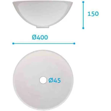 LAVABO BOL SIN REBOSADERO ORO