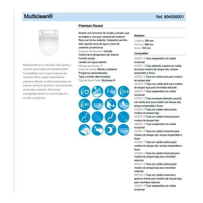 MULTICLEAN PREMIUM ROUND ROCA