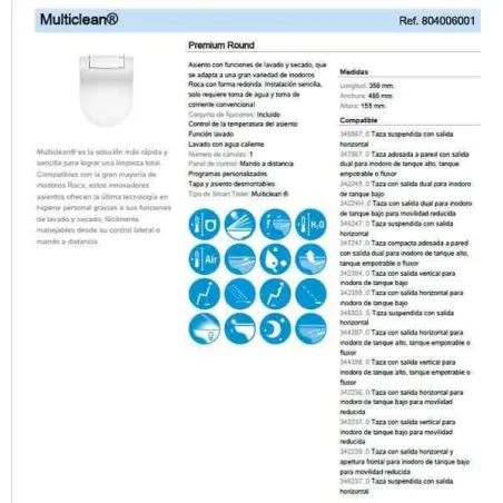 MULTICLEAN PREMIUM ROUND ROCA