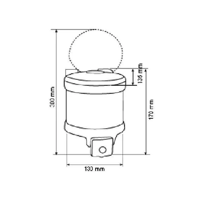DISPENSADOR DE JABÓN ABS 1 LITRO