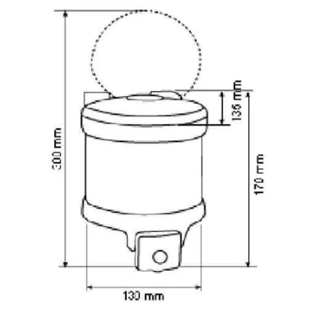 DISPENSADOR DE JABÓN ABS 1 LITRO