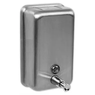 DISPENSADOR DE JABÓN ACERO INOXIDABLE CON VISOR DE NIVEL