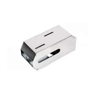 PORTARROLLOS DOBLE ACERO INOXIDABLE
