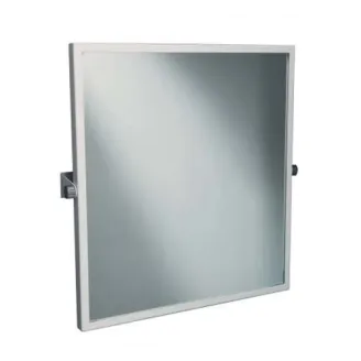 ESPEJO INCLINADO WCCARE 60X65 AJUSTABLE BLANCO