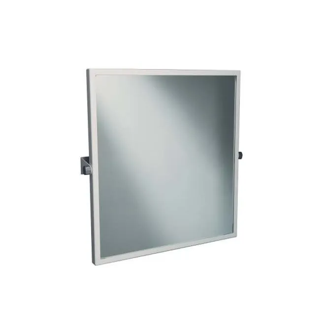 ESPEJO INCLINADO WCCARE 60X65 AJUSTABLE BLANCO