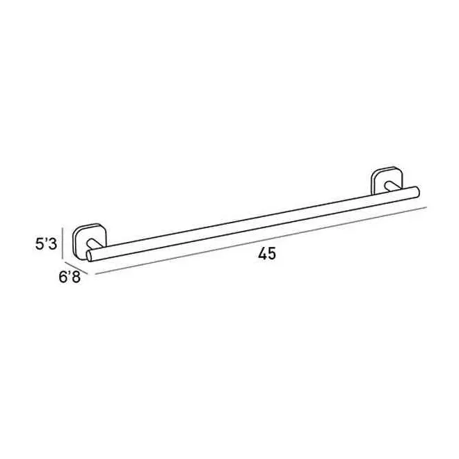 TOALLERO BARRA 45 1500 BASSIC ADHESIVO