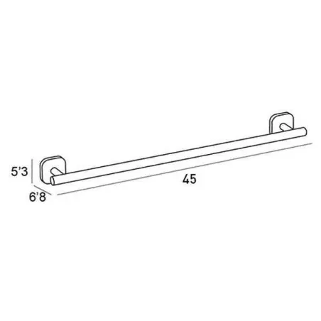 TOALLERO BARRA 45 1500 BASSIC ADHESIVO