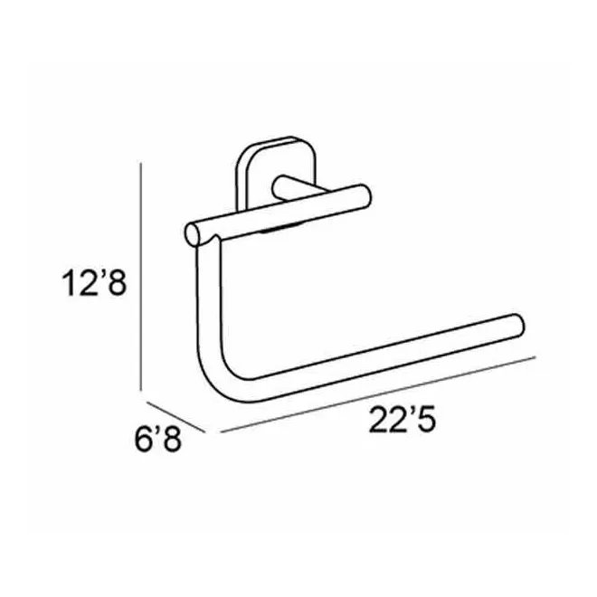TOALLERO ANILLA 1500 BASSIC ADHESIVO