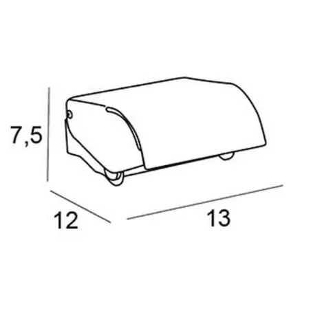 PORTARROLLOS 1500 BASSIC ADHESIVO