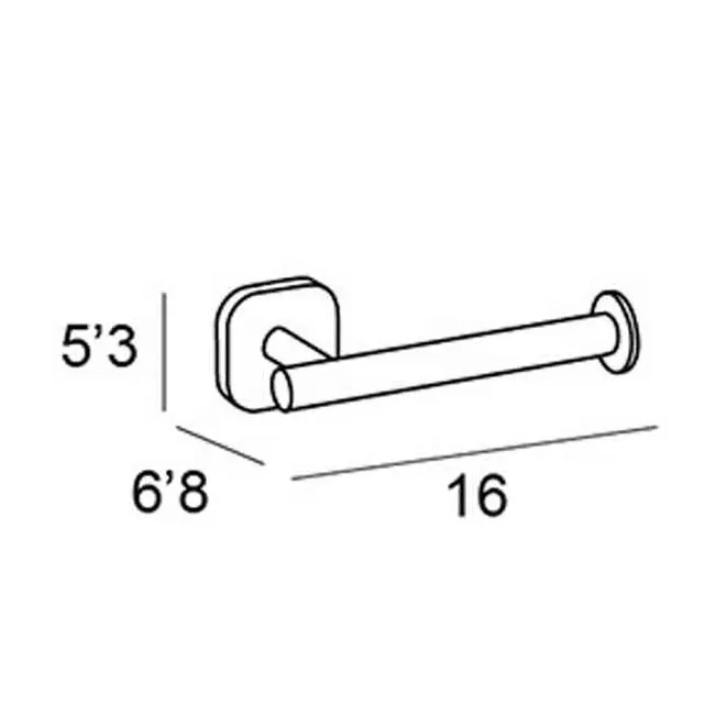 TOALLERO BIDET 1500 BASSIC ADHESIVO