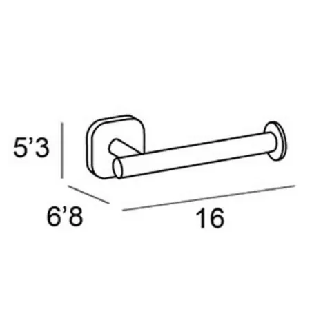 TOALLERO BIDET 1500 BASSIC ADHESIVO