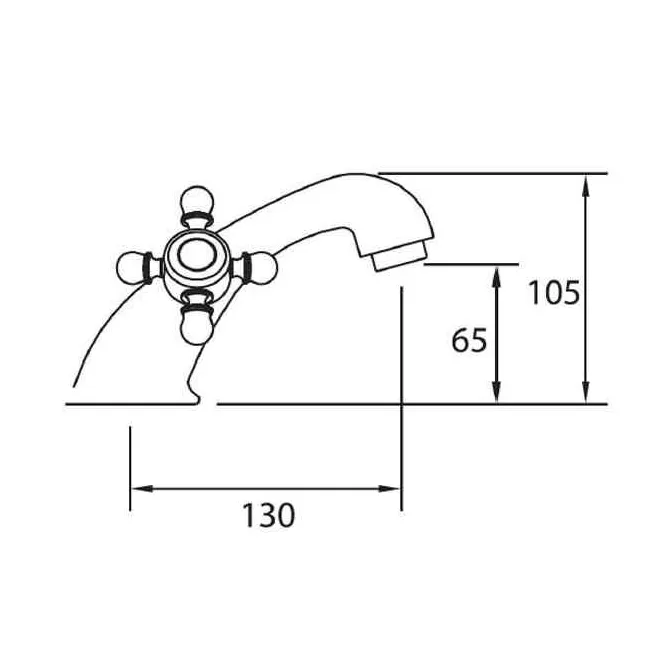 GRIFO LAVABO RODAS STILLO