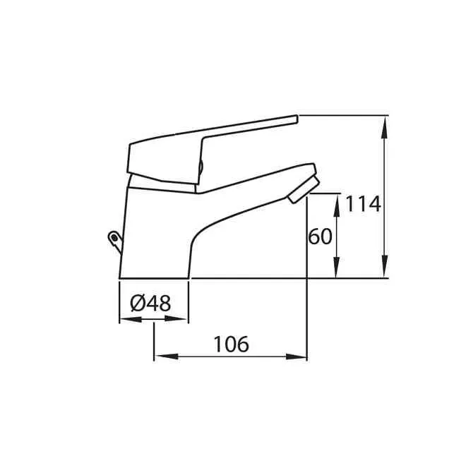 MONOMANDO LAVABO CAPRI EVO