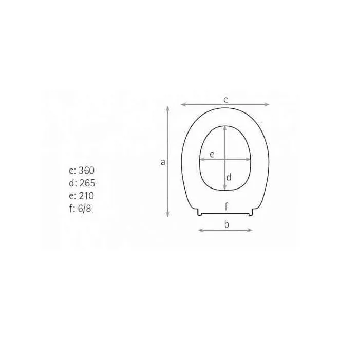 ASIENTO Y TAPA INODORO WC REINA WOODLINE