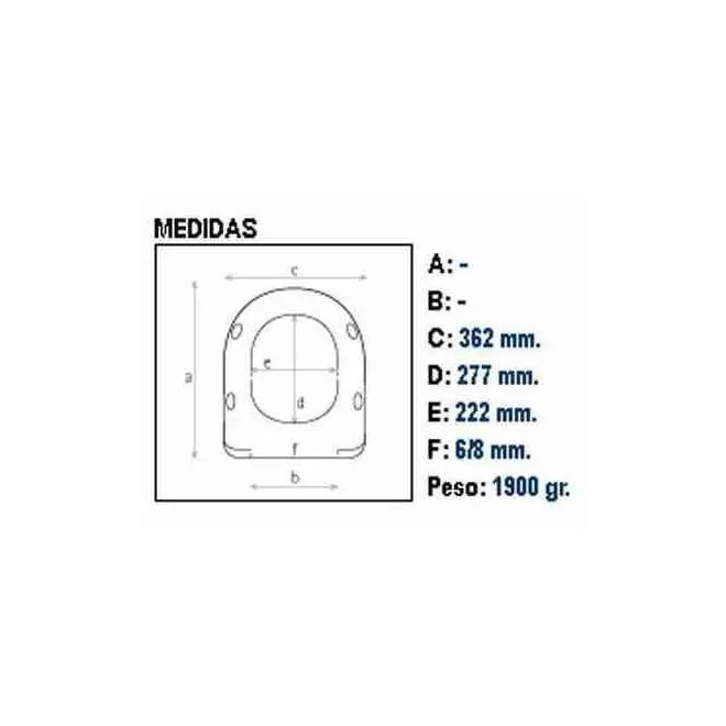 ASIENTO Y TAPA INODORO WC MILOS WOODLINE